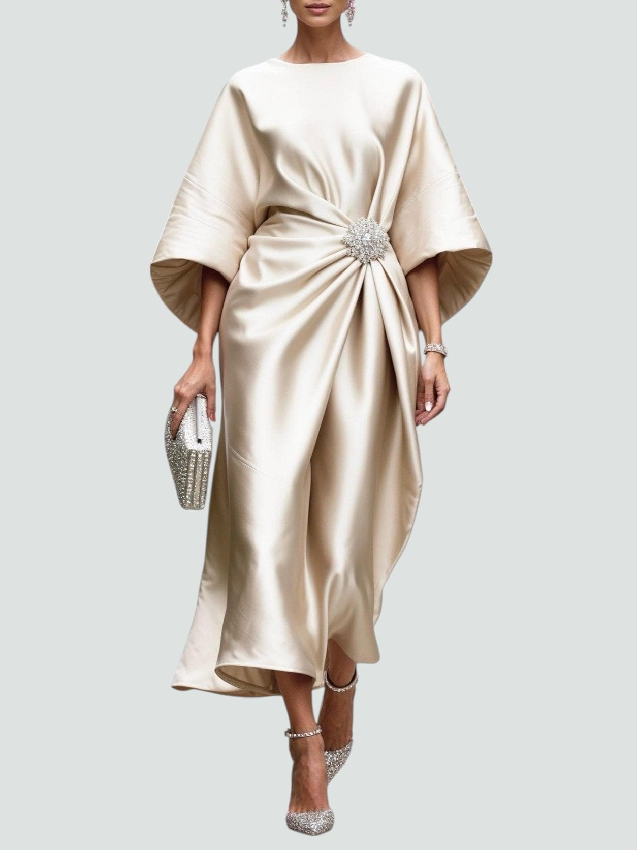 Elegante vestido de noche para mujer | Vestido largo de fiesta