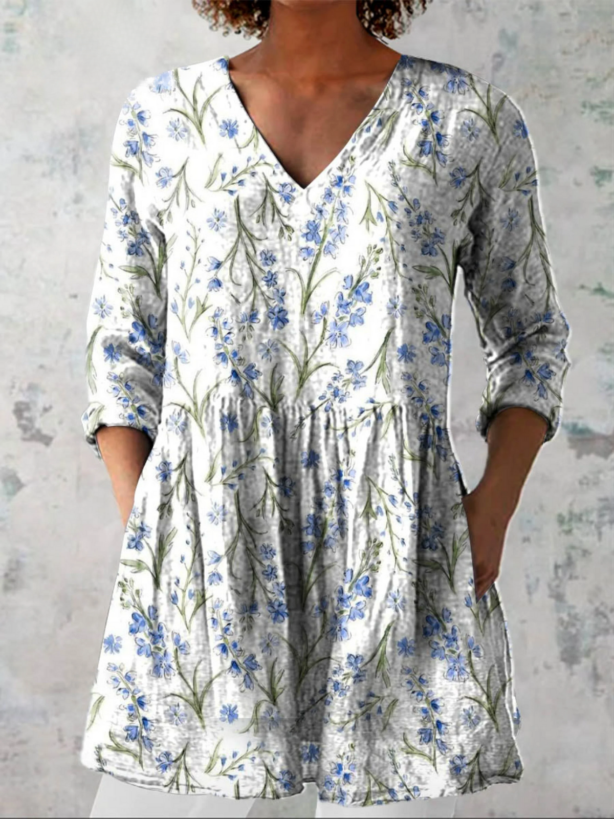 Brielle | Blusa Larga con Estampado Expressivo para Mujer