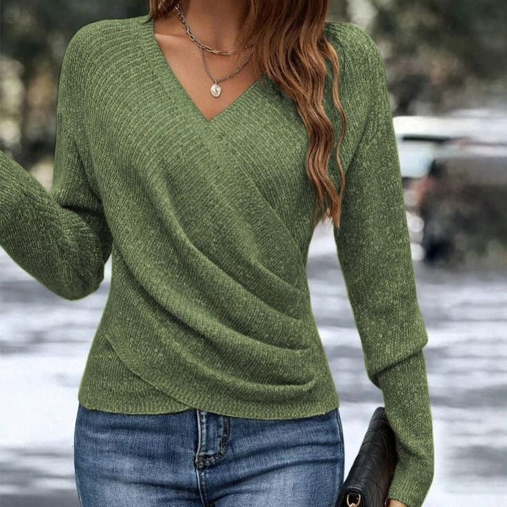 Jersey femenino tejido, ideal para un look casual y sofisticado