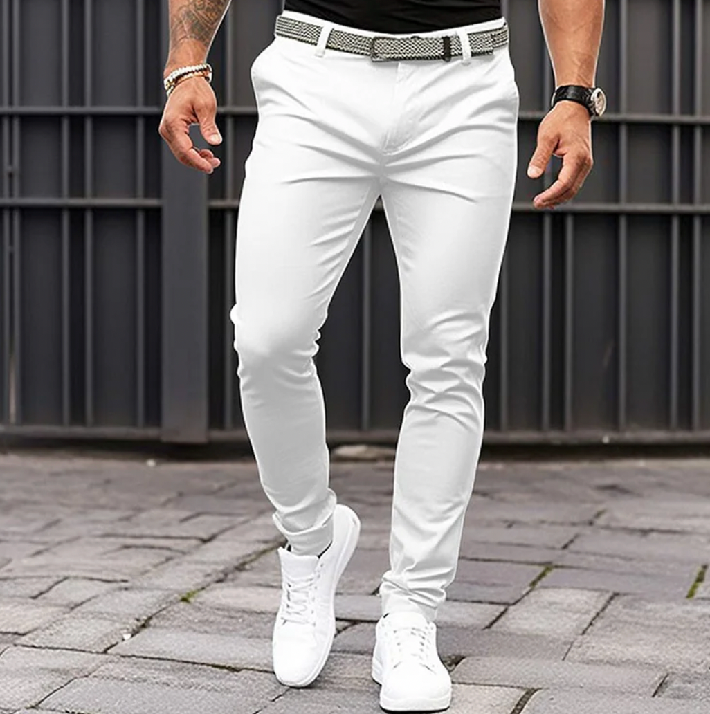 Pantalón masculino moderno, elegante y confortable