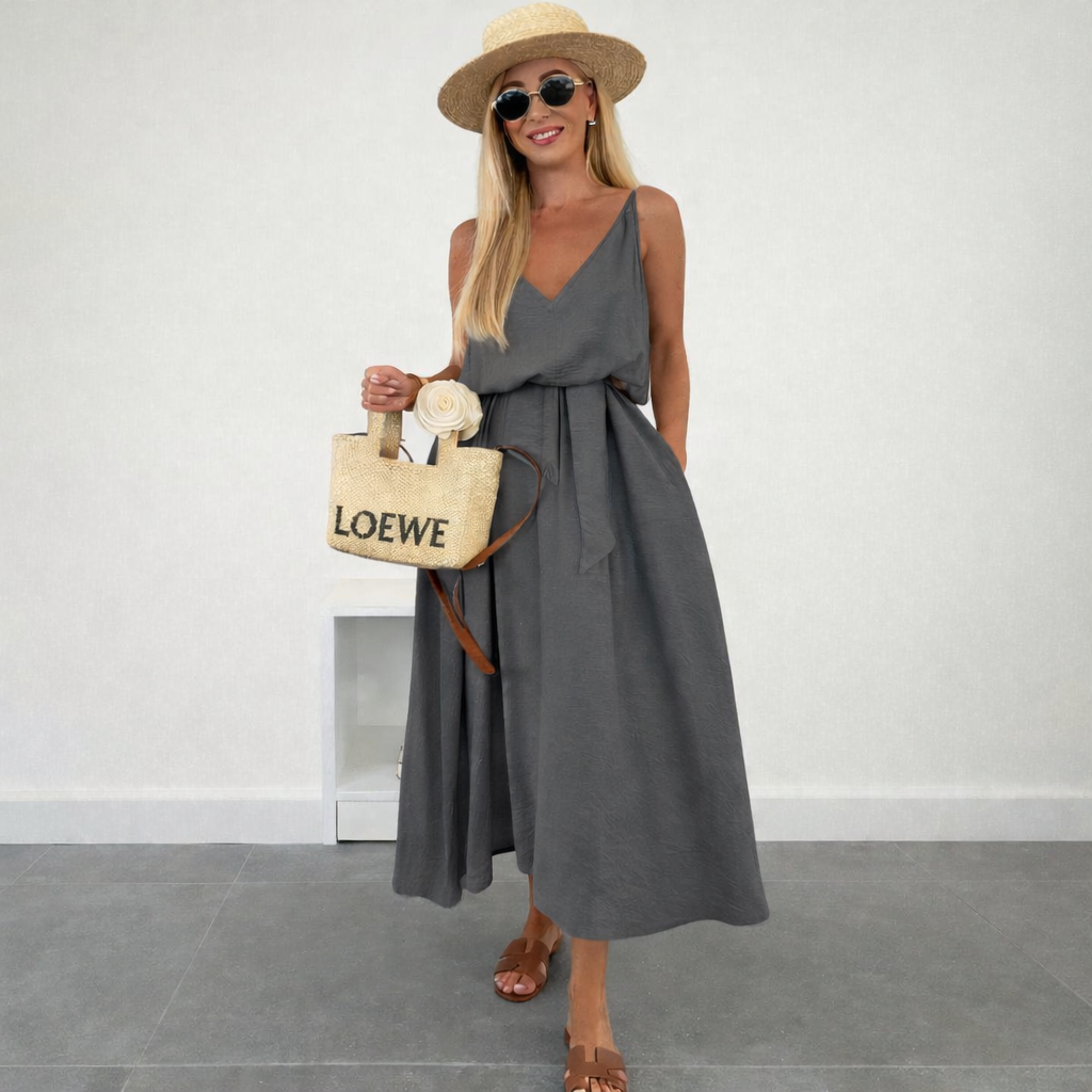Vestido cómodo y ligero para mujer, elegante y versátil para diario