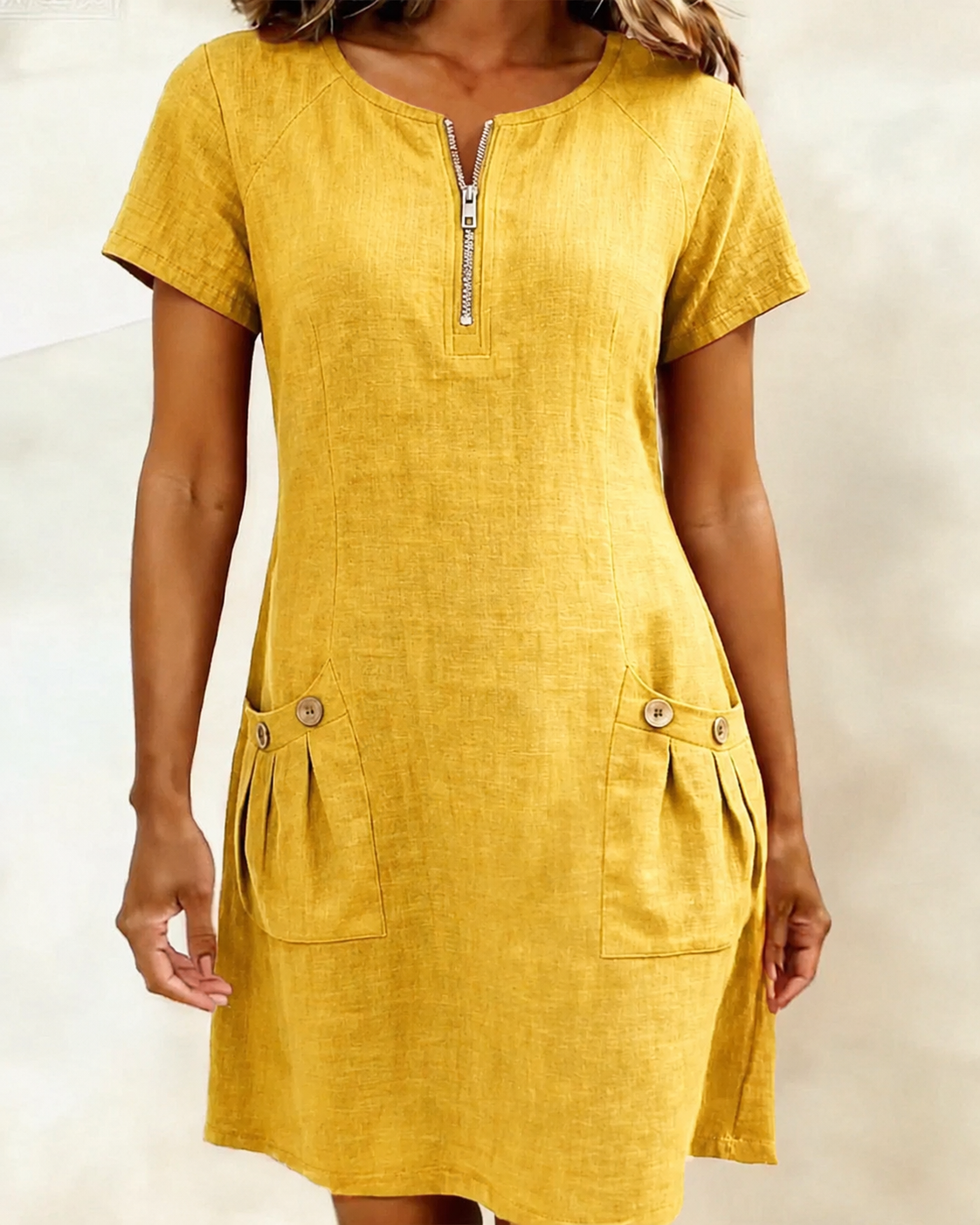 Lina | Vestido Elegante y Natural para Mujer