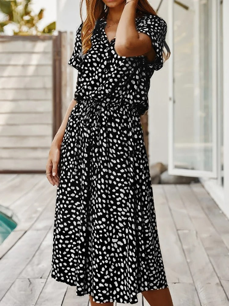 Vestido veraniego cómodo y elegante - fresco para los días cálidos