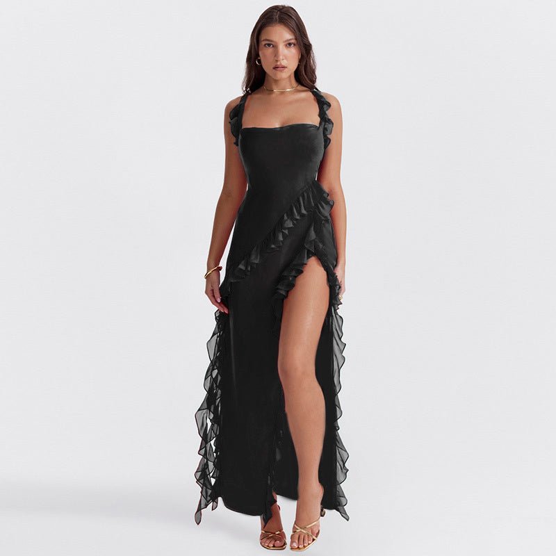 Vestido maxi elegante para mujer, ligero y sofisticado para fiesta o verano