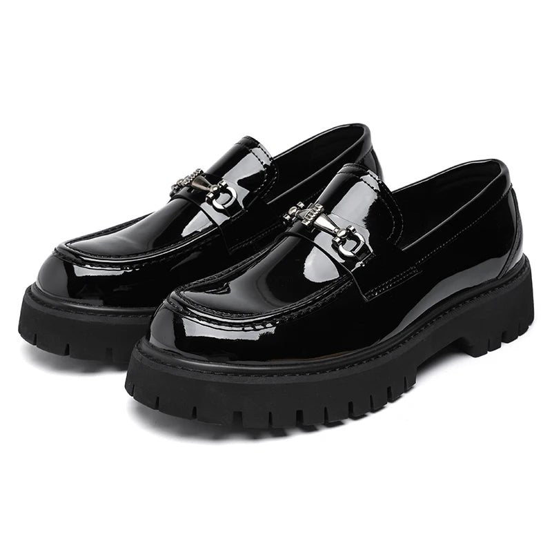 Mocasines de Cuero para Hombre con Plataforma | Estilo Negocios y Casual