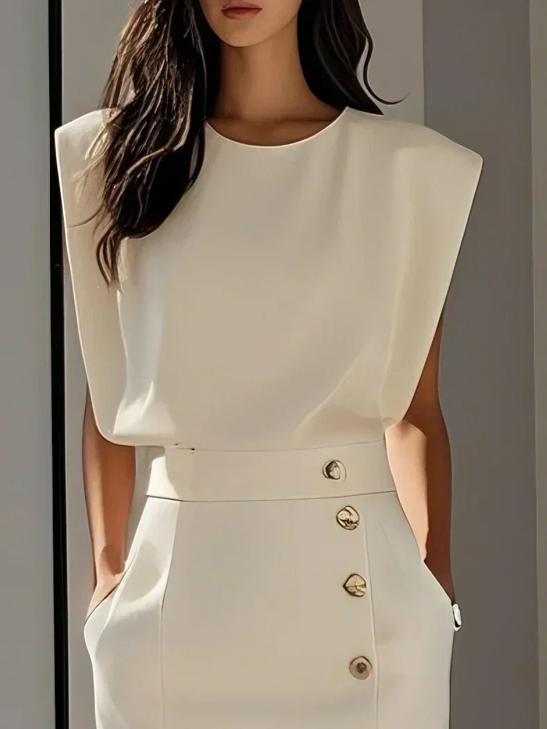Vestido midi con toque femenino y estilo atemporal - elegante para cada día