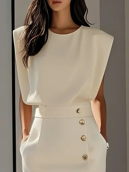 Vestido midi con toque femenino y estilo atemporal - elegante para cada día