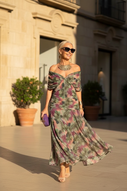 Vestido maxi elegante para mujer, cómodo y ligero para verano o fiesta