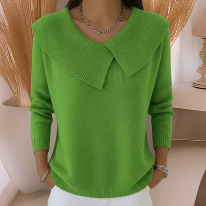 Jennifer | Jersey de Punto con Cuello Suave para Mujer