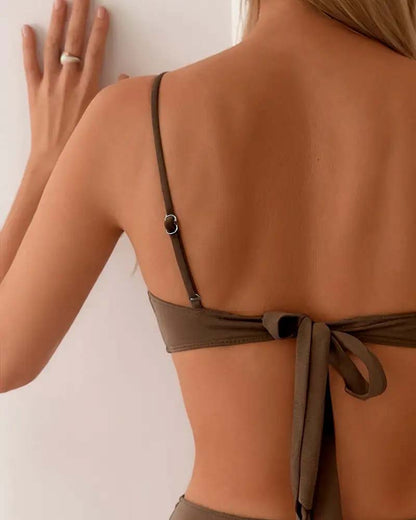 Bikini de dos piezas a la última con diseño favorecedor