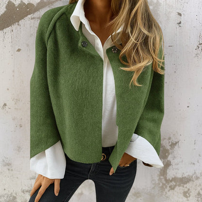Judith | Chaqueta Corta Elegante con Aspecto de Cachemira para Mujer