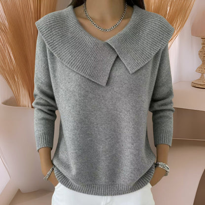 Jennifer | Jersey de Punto con Cuello Suave para Mujer