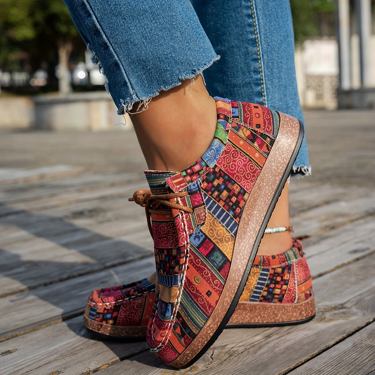 Patch | Zapatillas Patchwork de Primavera Casuales Confort
