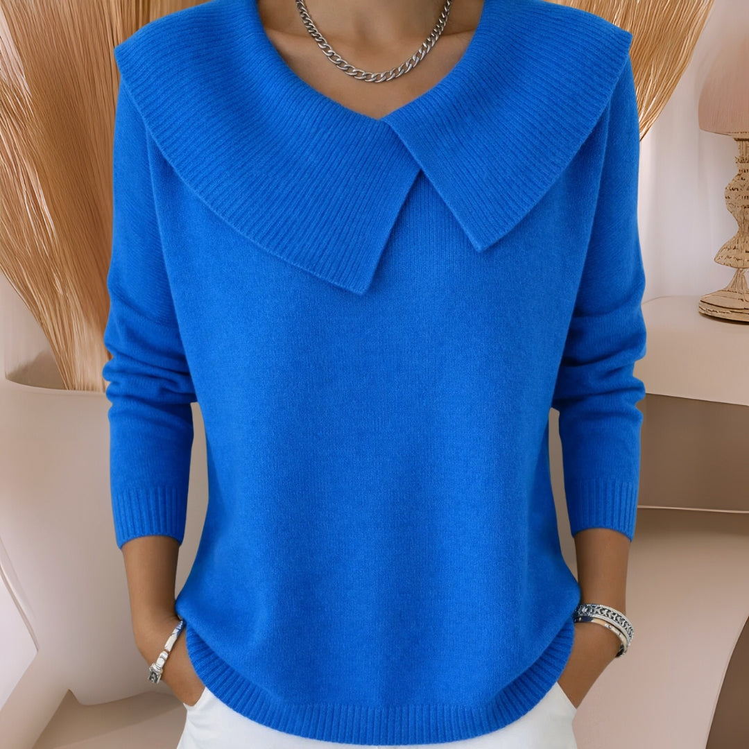 Jennifer | Jersey de Punto con Cuello Suave para Mujer