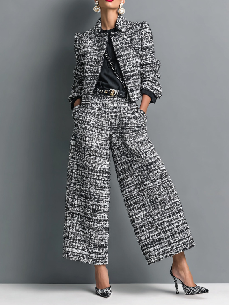 Conjunto de chaqueta de manga larga y pantalones informales, cómodo y moderno para el uso diario