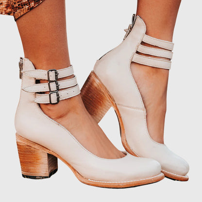 Sandalias elegantes y cómodas para mujer con suela ergonómica y tiras ajustables