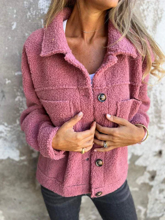 Elena | Chaqueta de Dama con Botones y Cuello Clásico para Mujer