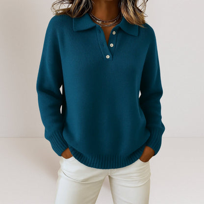 Olivia | Jersey de Punto Suave con Cuello para Mujer
