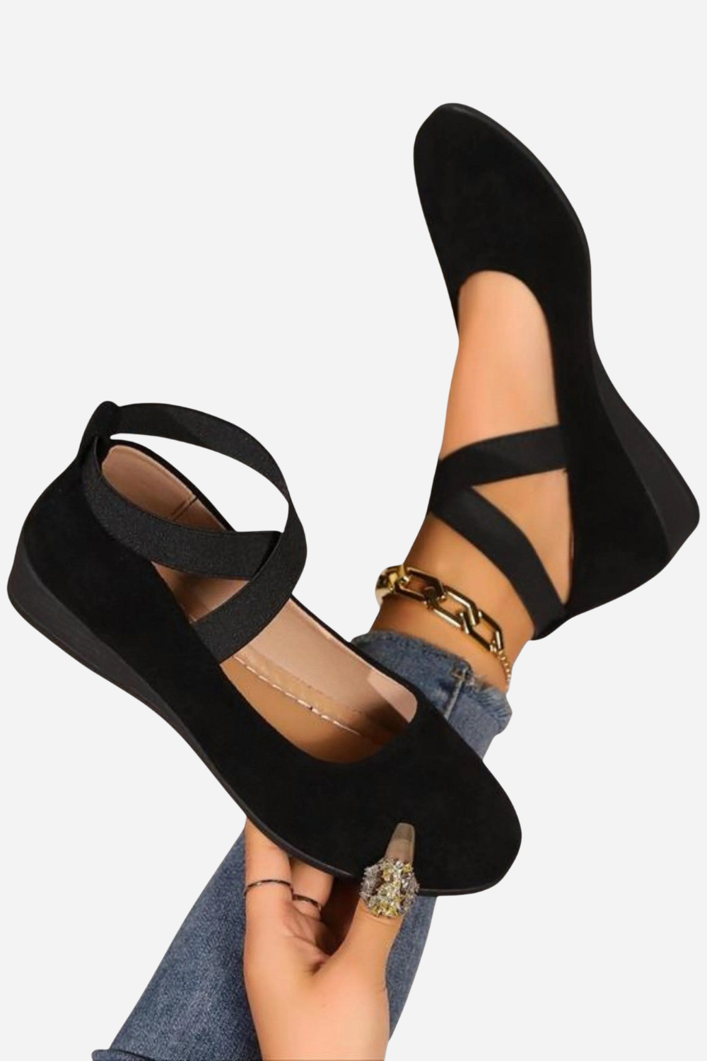 Zapatos casuales elegantes y cómodos para mujer, chic y versátiles