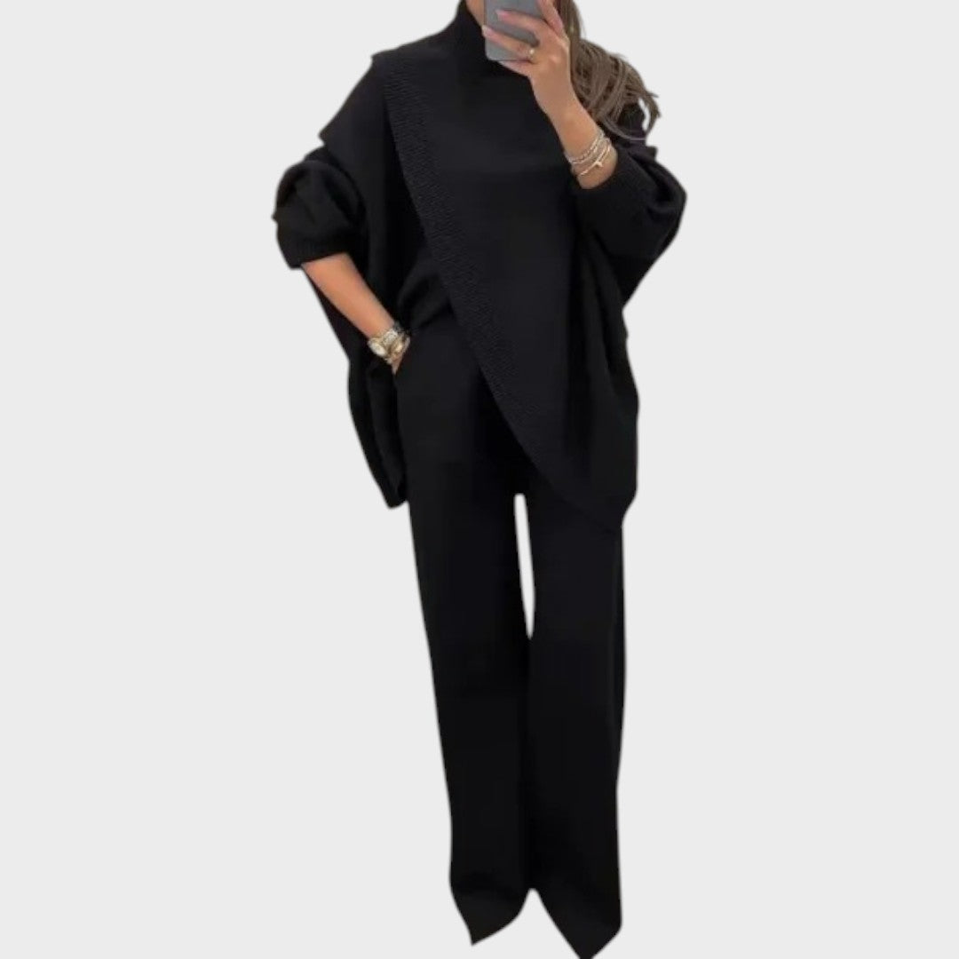 Monserat | Conjunto de Jersey y Pantalones Oversize con Diseño Sofisticado para Mujer