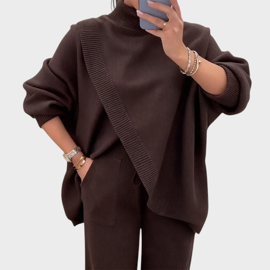 Monserat | Conjunto de Jersey y Pantalones Oversize con Diseño Sofisticado para Mujer