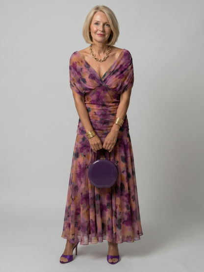 Vestido Off Shoulder Midi Fluido | Estilo Elegante para Mujer