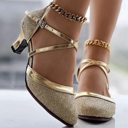 Aaliah | Elegante sandalia de tacón grueso