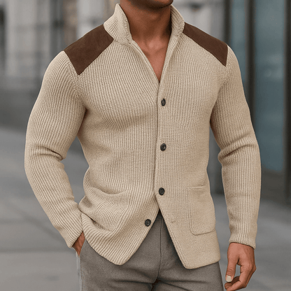 Sven | Chaleco de Punto con Estilo Moderno para Hombre de Otoño