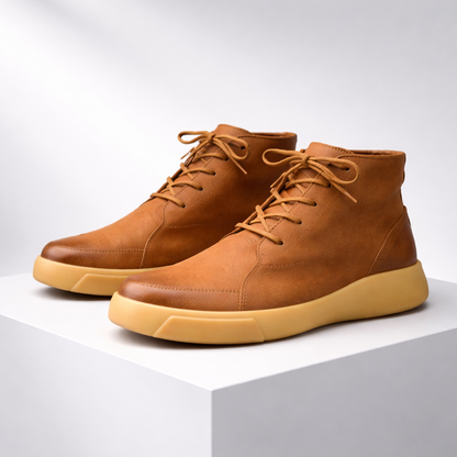 Zapatos elegantes de cuero para hombre con acabado refinado y estilo atemporal, ideales para looks formales