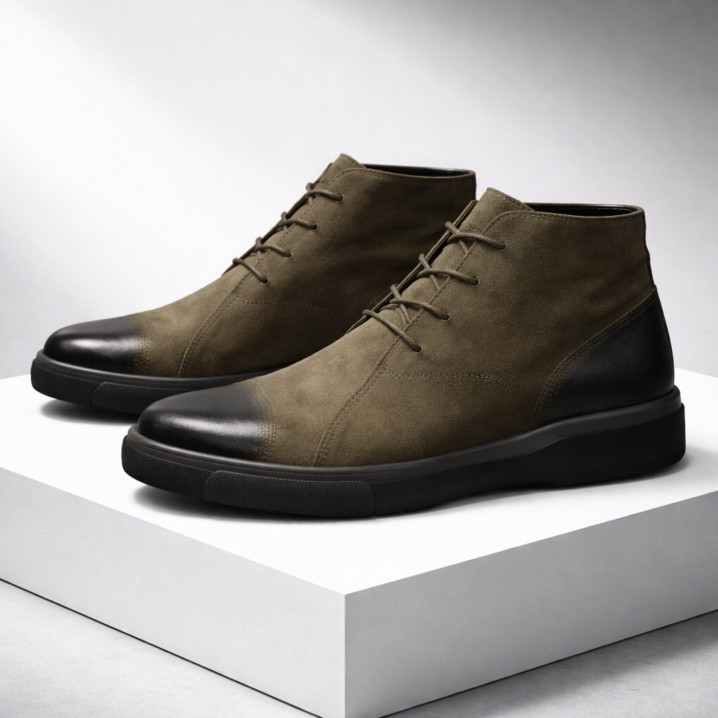 Zapatos elegantes de cuero para hombre con acabado refinado y estilo atemporal, ideales para looks formales
