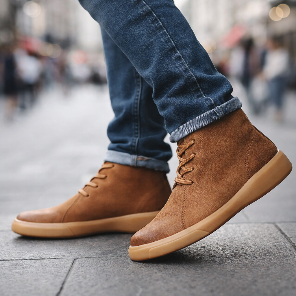 Zapatos elegantes de cuero para hombre con acabado refinado y estilo atemporal, ideales para looks formales