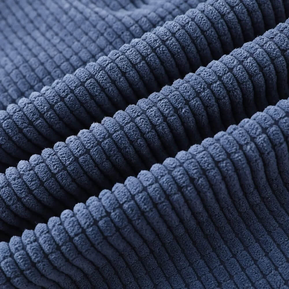 Pantalones modernos de pana para hombre con textura acanalada, ajuste cómodo y estilo informal