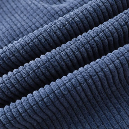Pantalones modernos de pana para hombre con textura acanalada, ajuste cómodo y estilo informal