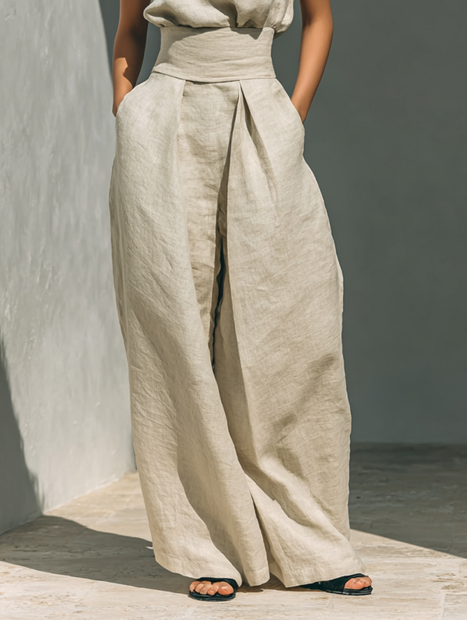 Conjunto de dos piezas para mujer, minimalista y versátil