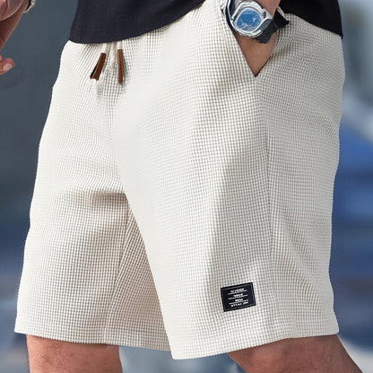Pantalones cortos para hombre con diseño elegante y tejido transpirable, cómodos
