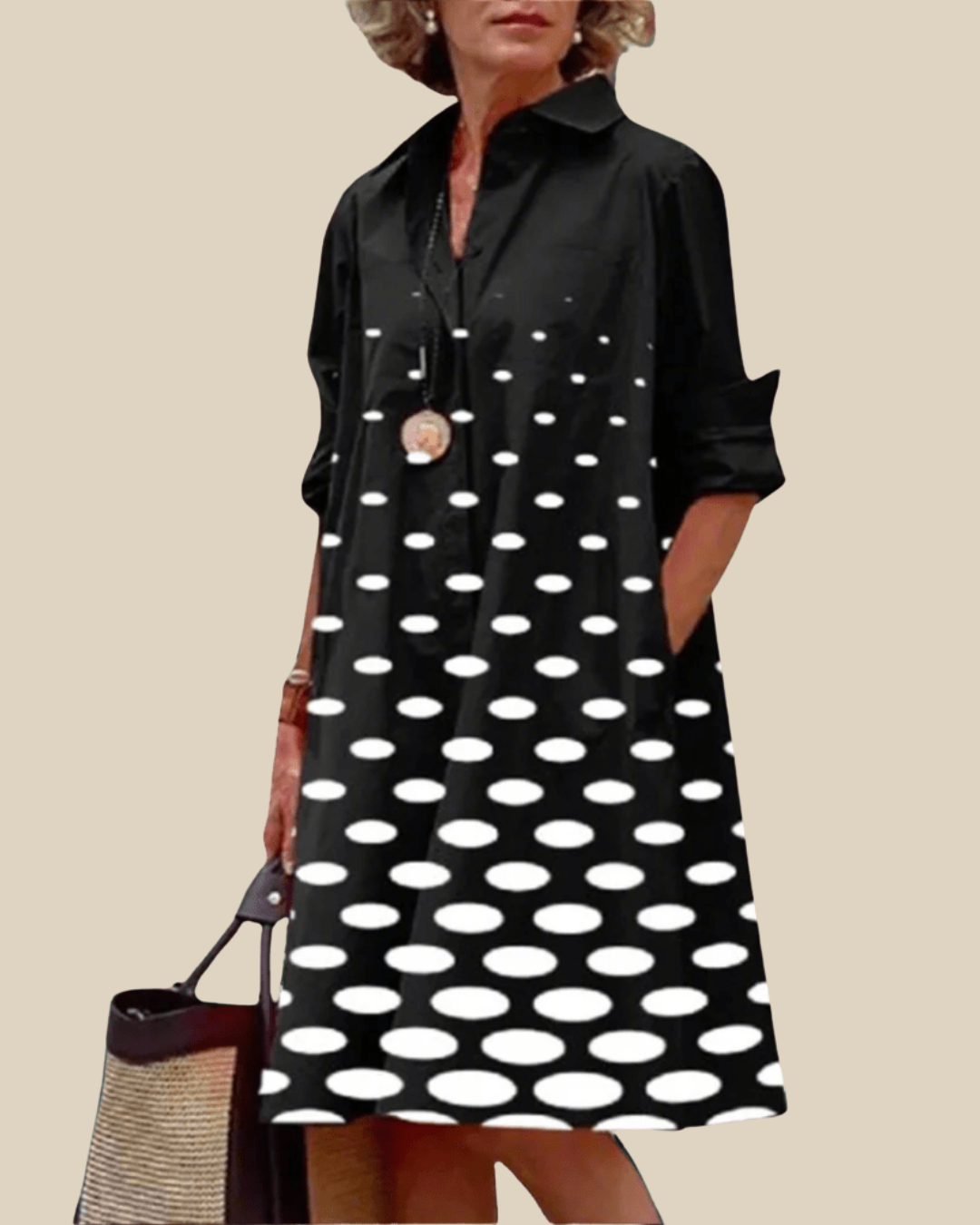 Maeve | Blusa Larga con Estampado Expressivo para Mujer