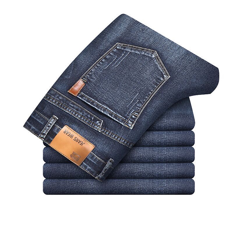 Pantalones vaqueros stretch premium para hombre, ajuste cómodo