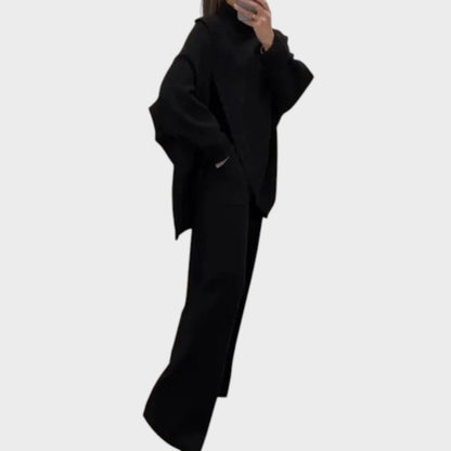 Monserat | Conjunto de Jersey y Pantalones Oversize con Diseño Sofisticado para Mujer