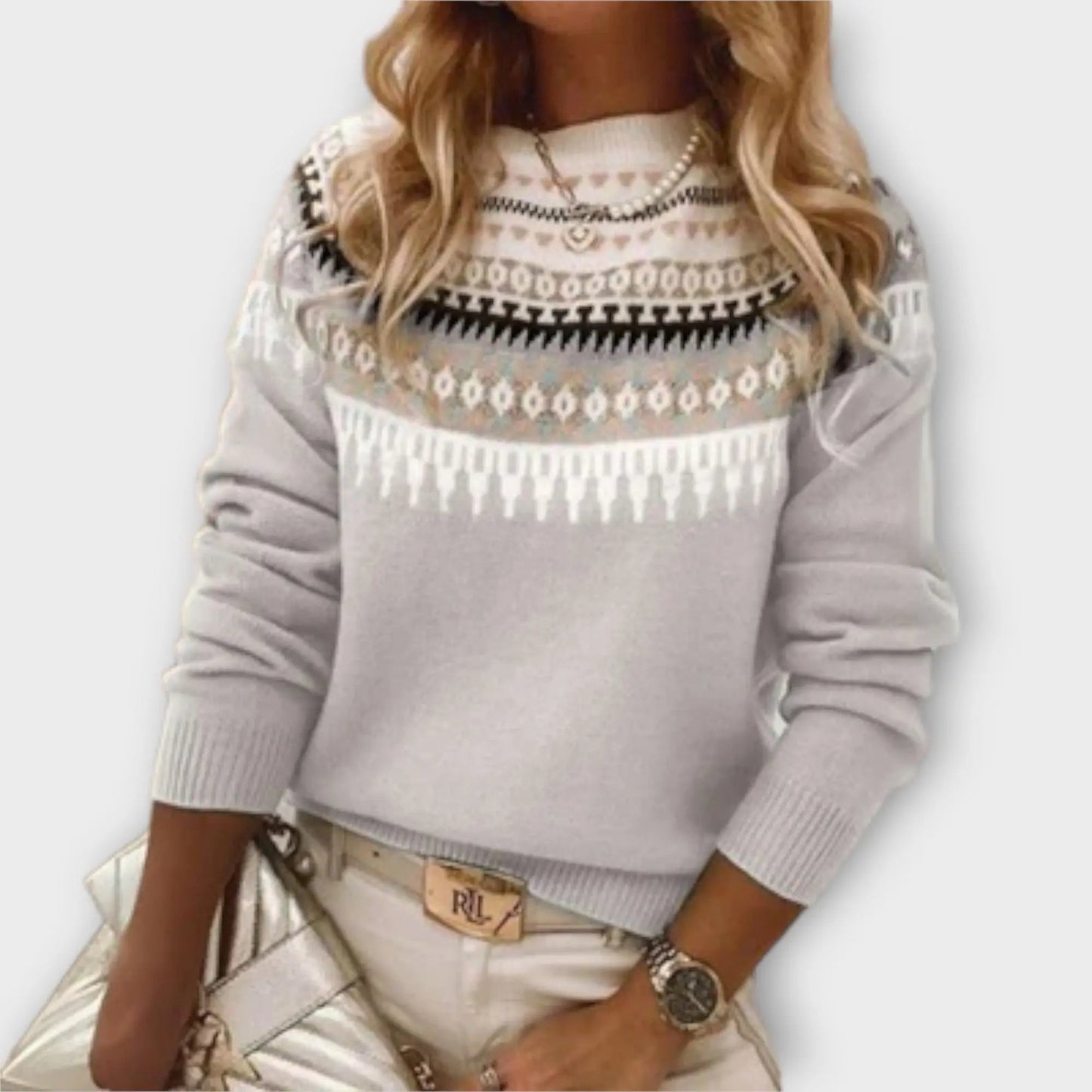 Lena | Jersey de Punto Cálido y Confortable para Mujer de Invierno