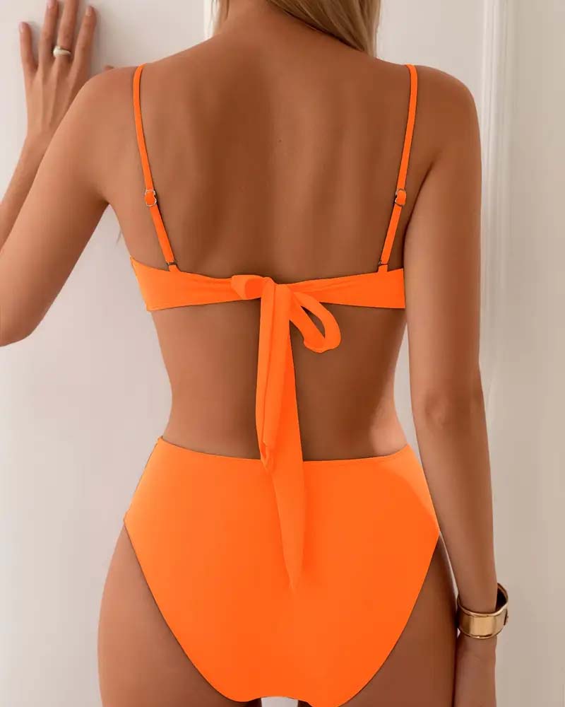 Bikini de dos piezas a la última con diseño favorecedor