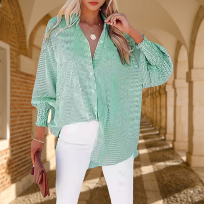 Camisa holgada de algodón para mujer, cómoda y transpirable para uso diario