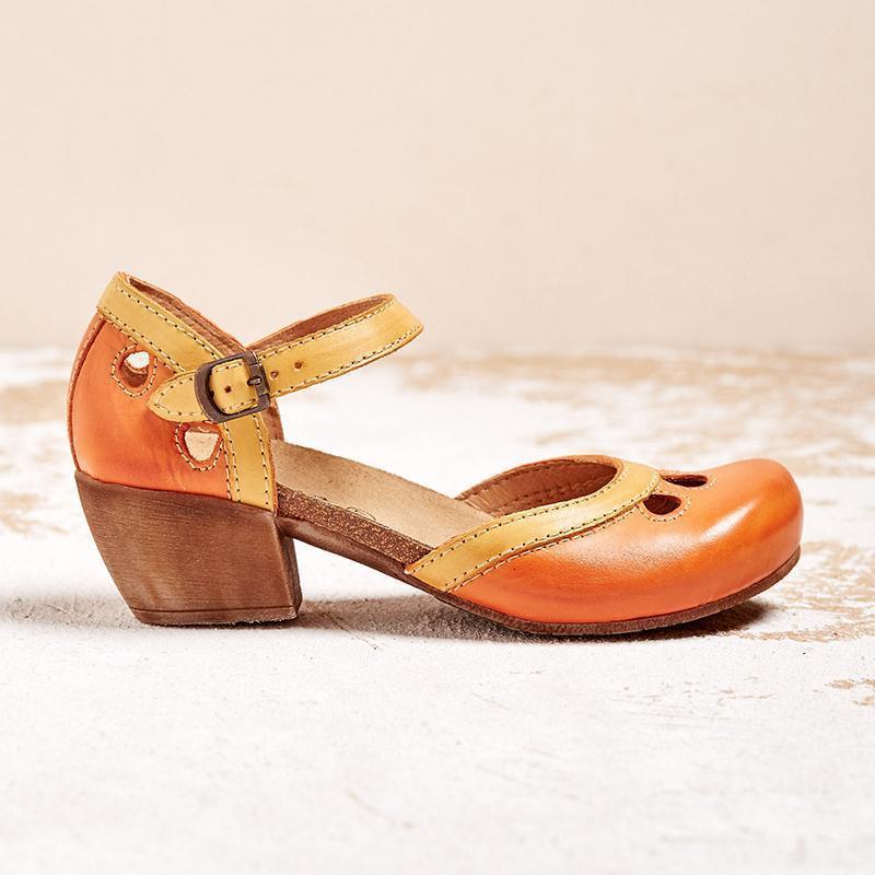 Sandalias planas ortopedicas de tacon bajo para mujer - comodidad maxima