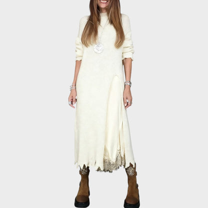 Jov | Conjunto de Jersey y Vestido Estilo Lencería Elegante
