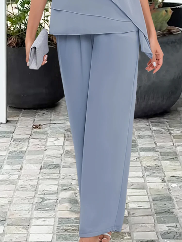 Conjunto de Dos Piezas con Pantalones de Lino | Estilo Elegante