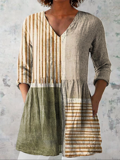 Maeve | Blusa Larga con Estampado Expressivo para Mujer