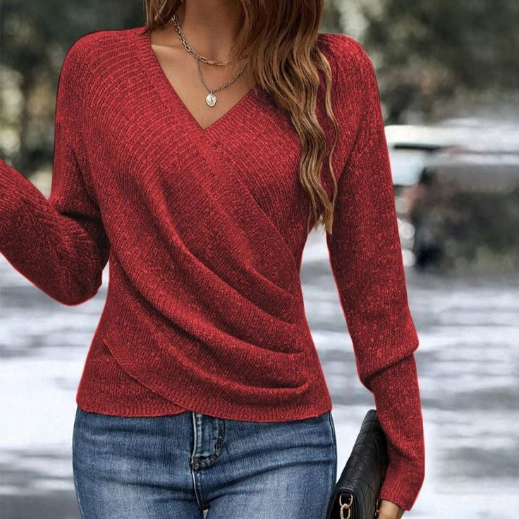 Jersey femenino tejido, ideal para un look casual y sofisticado