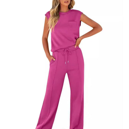 Conjunto de dos piezas de lino para mujer - fresco y elegante