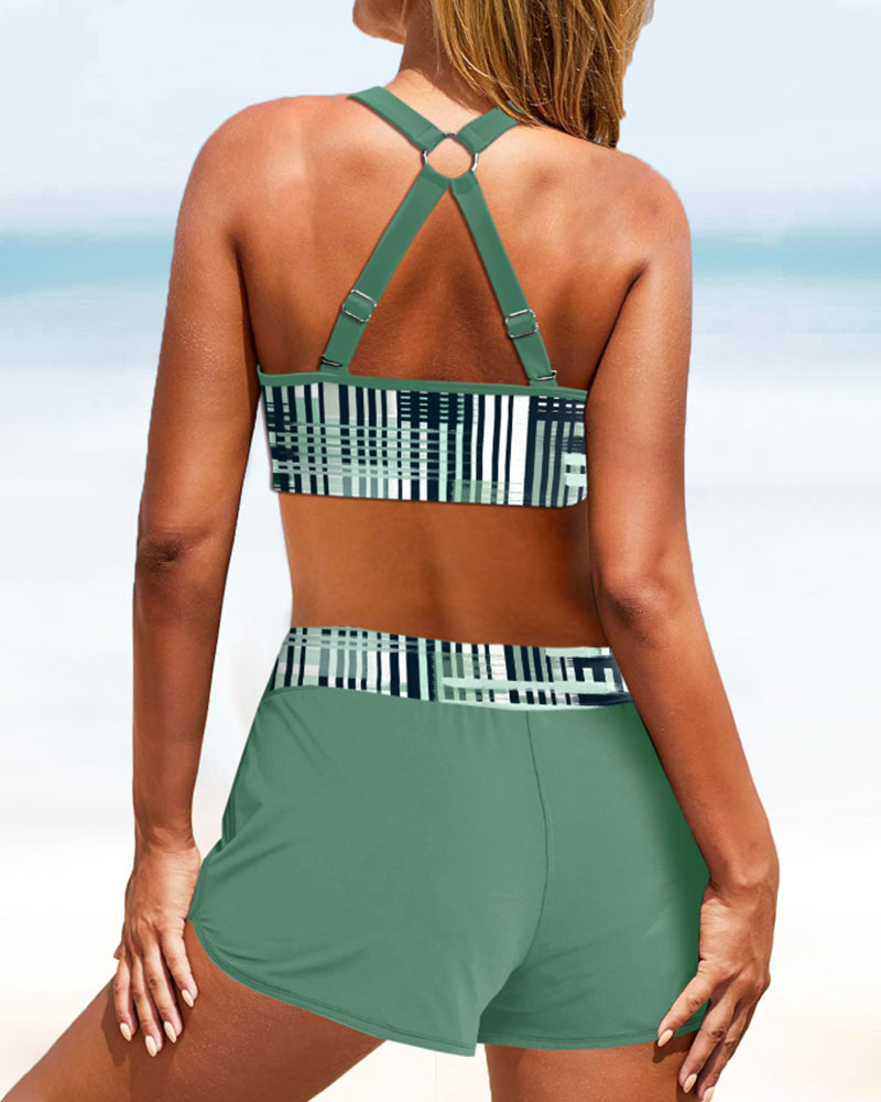 Bikini Bikini Estampado Elegante Playa Verano de Playa Premium