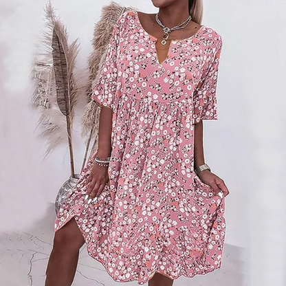 Vestido estilizado para mujer, versátil y confortable para trabajo o celebración