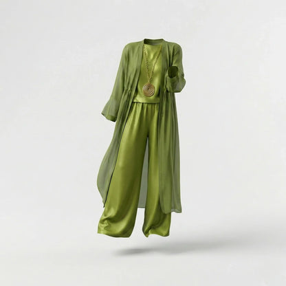 Conjunto Elegante con Blusa y Diseño Cómodo | Atmosfera de Verano